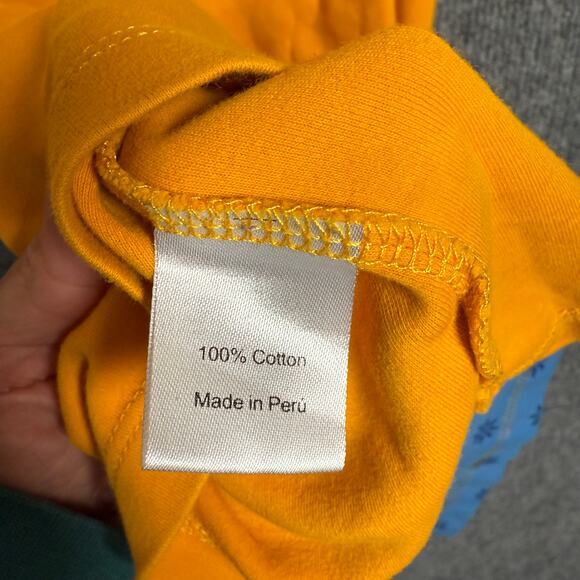 Piccolina Size 14 Ruth Bader‎ Ginsburg Tee T-Shirt Yellow Cotton Short Sleeves - Picture 5 of 7